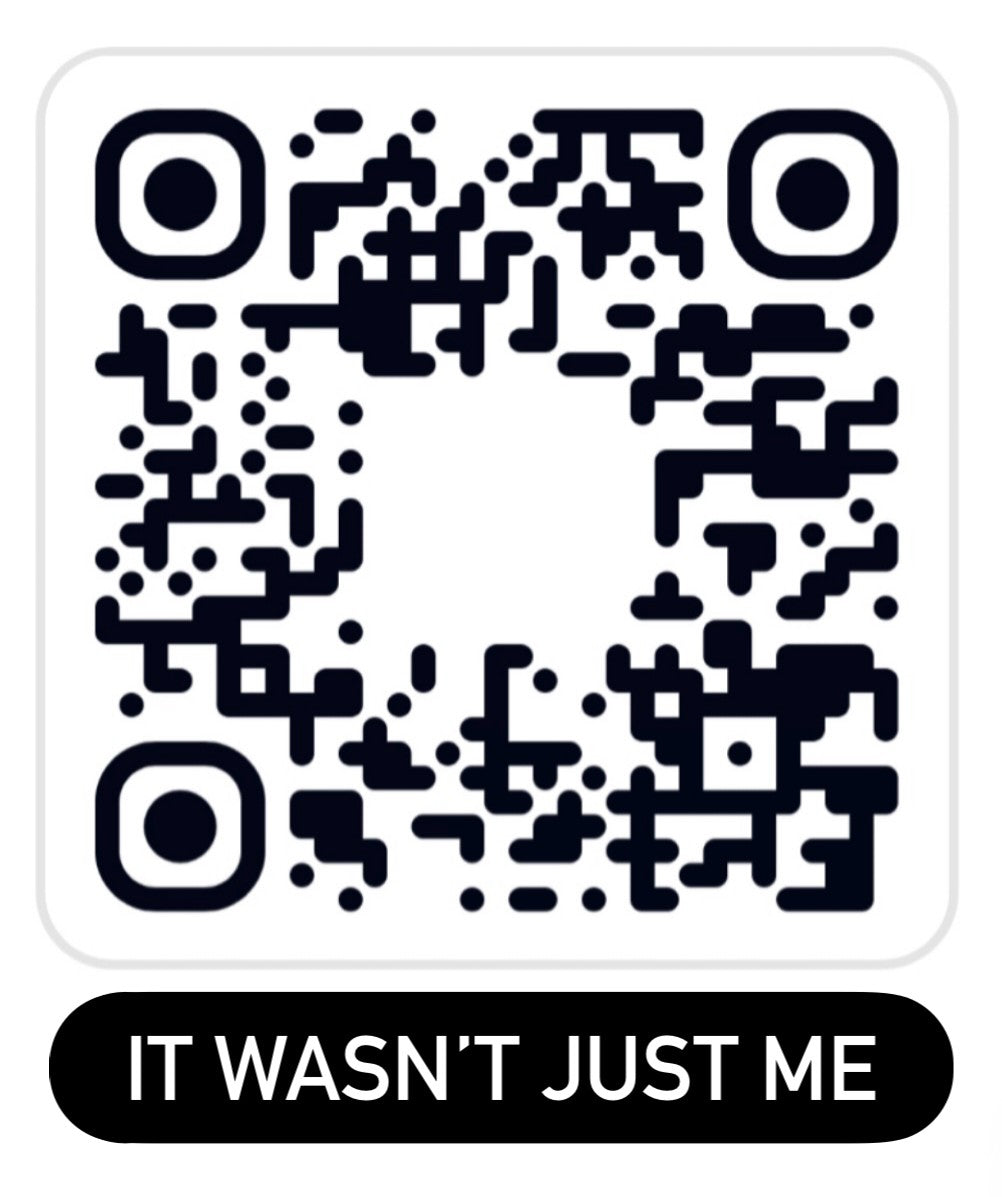 3 Sticker QR Code Package - (It Wasn't Just Me, The Recipe Was Poisoned, What Did They Hide From You)